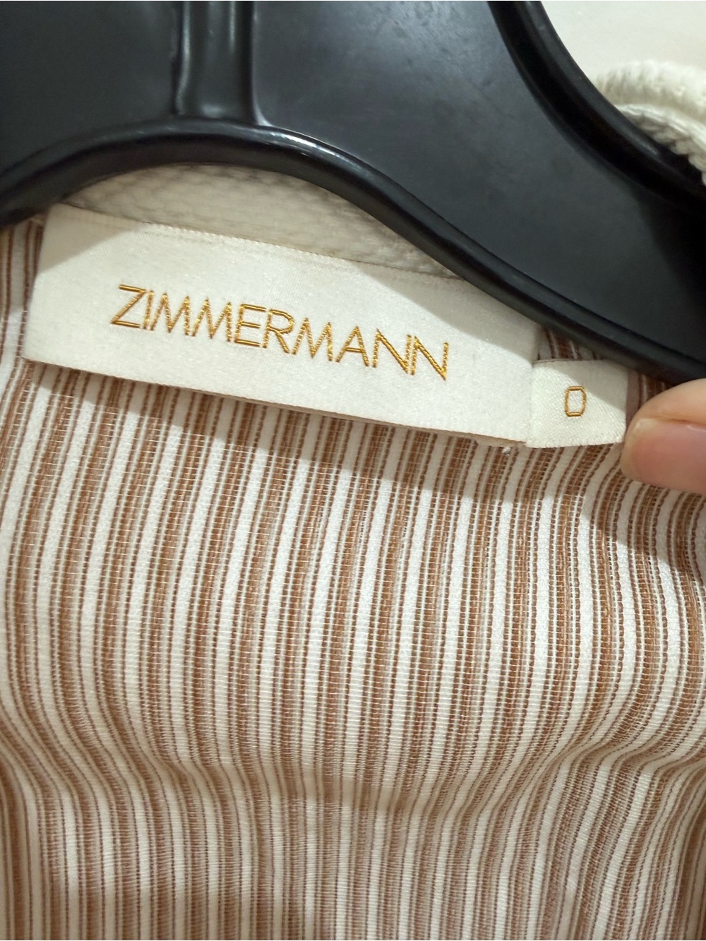 Zimmermann Hypnotic Tuck Striped Poplin Mini Shirtdress Zimm size 0 - Picture 7 of 10